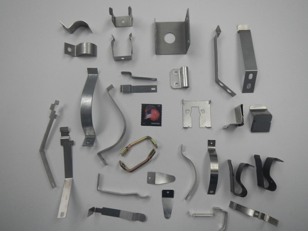 custom flat springs metal clips from atlantic precision spring
