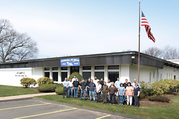 APS employees in front of APS office