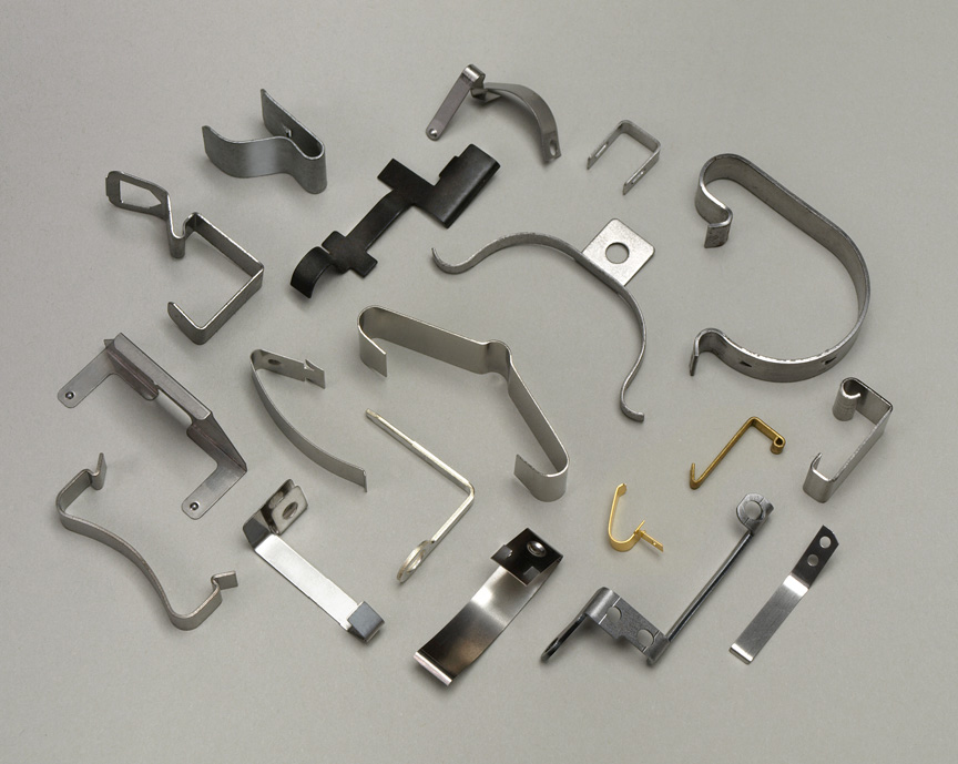A variety of metal flat springs