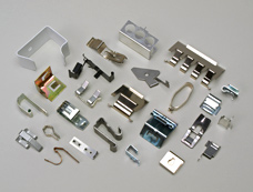  metal spring clips with various finishes